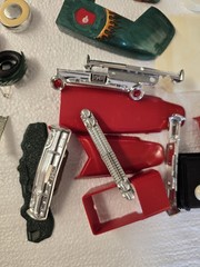 Vintage AMT 1961 Lincoln Continental K-421 Box & Huge 1/25 Model Parts Lot