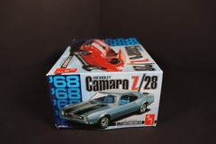 AMT 1968 Chevrolet Camaro Z/28 1/25 Model Kit 2 In 1 Open Box Sealed Parts (g2)
