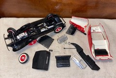 Vintage 1930’s Roadster Ready Built 1:25 Scale Plastic Car Model-Junkyard, Parts