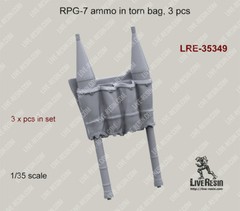 Live Resin 1/35 LRE-35349 RPG-7 Ammo in Torn Bag