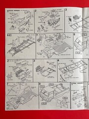Lindberg – Little Red Wagon Dragster – Original Model Kit Instruction Sheet