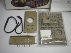 Tamiya WWII Military German Panther Tank Model Kit No. 65 Scale 1/35 Incomplete