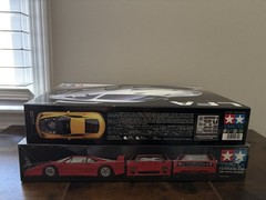 Tamiya 1/24 Ferrari F40 & Lexus LFA Car Model Kits – Unassembled