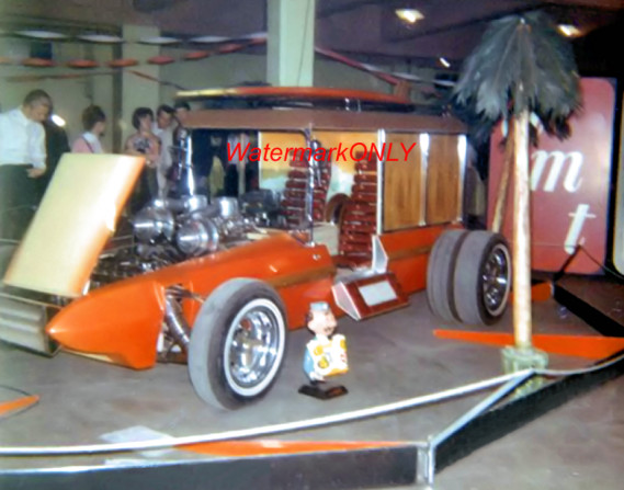 “Surf Woody” “George Barris Built” ’60’s Custom Show Car Hot Rod PHOTO! #(3)
