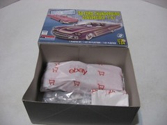 Monogram 1958 Ford Thunderbird Conv 1/24 Scale Partial Built Model Kit #85-4280