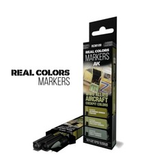 AK Interactive Real Colors Markers WWII Allied Aircraft Cockpit Colors