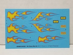 1956 Chevrolet DECAL SHEET for Monogram / Revell 1:24 Model Kit 56 Chevy DECALS