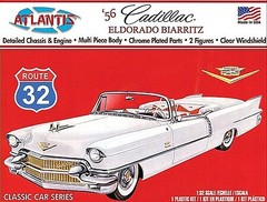 Atlantis 1956 Cadillac Eldorado Biarritz – Plastic Model Car Kit – 1/32 Scale