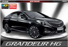 1/24 GRANDEUR HG AZERA HYUNDAI MOTORS Car MCP Color Model Kit #15121A Academy