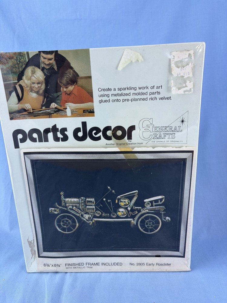 New Sealed 1973 General Crafts Parts Decor #2805 Early Roadster Model