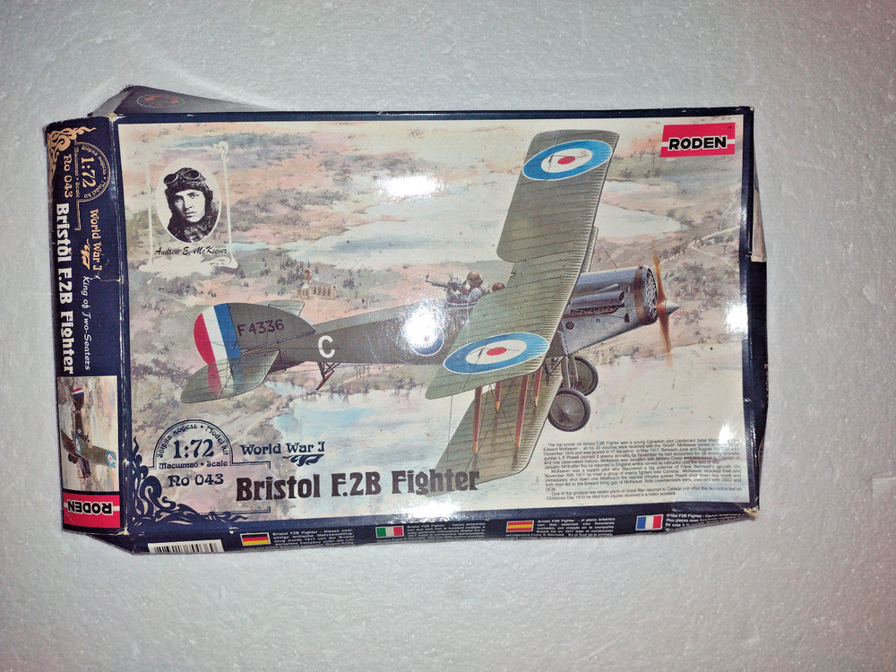 Roden WWI British Bristol F2B Fighter Biplane 1/72 rd0043