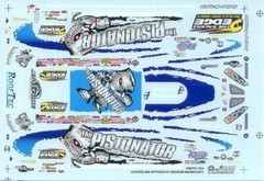 Slixx 7154 Pistonator GXP P/S Roger Bogdon 1/24 1/25 Drag decal