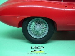 USCP 24P171 15inch Jaguar E-type Wire wheels for Revell Resin kit 1/24