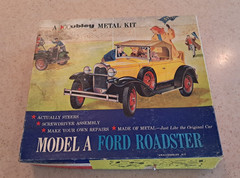Vintage Hubley Metal Model Car Kit – Model A Ford Roadster
