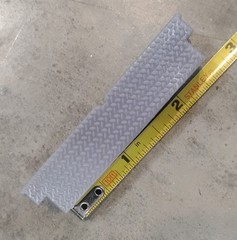 3D Printed 1/25 Diamond Plate Truck Tool Box Saddle Box