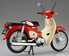 Fujimi 1/12 Kit Honda Super Cub 110 60th Anniversary Red from Japan 8076