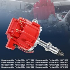 HEI Distributor w/Cap & Rotor Replacement For Pontiac 301ci 326ci 350ci 389ci