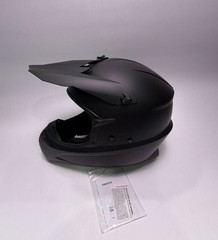 Favoto SC-09S Adult Off-Road Motocross Dirt Bike Helmet, Matte Black, XL