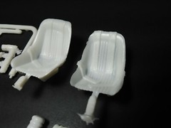 67 1967 GTO Pontiac 1/25 drag car hood scoop roll cage racing bucket seat model