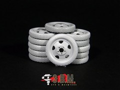 1:35 Resin Wheels 6.00 20 for scale model GAZ AA MM
