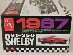 AMT 1:25 1967 Shelby Mustang GT-350 Model Car Kit #AMT834M/12