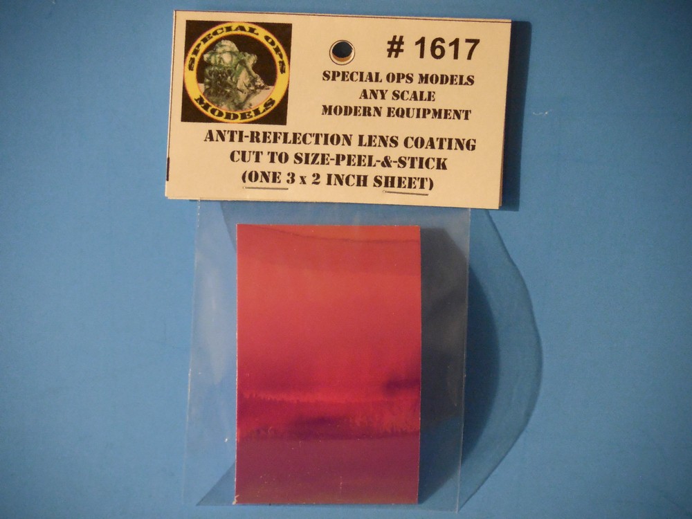 1/72 1/35 1/16 1/6 Anti Reflection Coating Lens Sticker (2″ X 3″ inch Sheet)