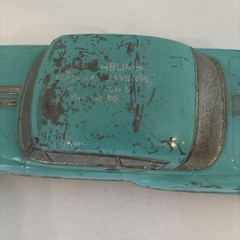 1953 Pontiac Chieftain Promo Metal Model Car Bank by Banthrico Autobank Teal