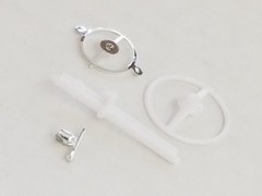 48 Ford Coupe STEERING WHEEL /COLUMN from Revell 1:25 Model Kit 48