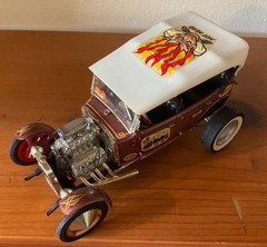 MONOGRAM 1930 FORD MODEL A PHAETON VINTAGE 1960s BUILT KIT BLOWN HEMI HOTROD