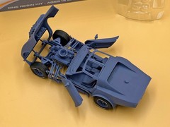 1:25 Corvette Summer Resin Model Kit With Decals, Rubber Tires and Clear Parts