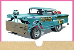 AMT 1321 1:25 Unreal 1958 Edsel AWB Funny Car Plastic Model Kit
