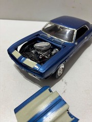 Built Model Cars – Revell 1969 Z-28 Chevrolet Camaro RS junkyard parts rebuilder