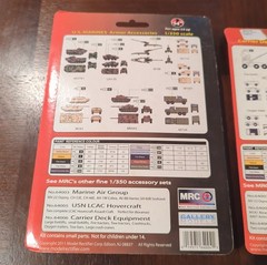 MRC Gallery Models 1/350 Lot of 4 Carrier Deck LCAC Marines Armor Model Kits NEW