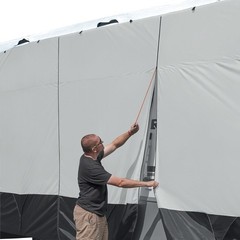 Classic Accessories Rv Skyshield Molded Fiberglass Travel Trailer Cover Fits 8