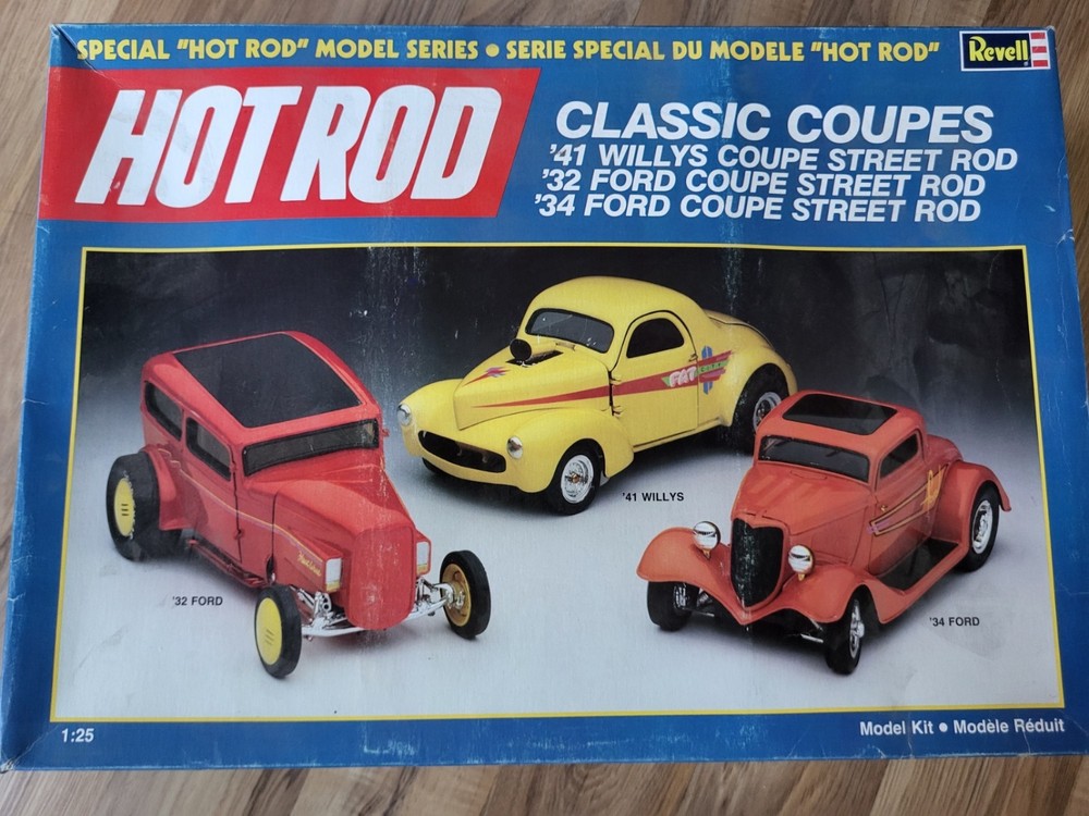 1988 Revell Hot Rod Classic coups Special Hot Rod Model Series 1:25 Scale 7480