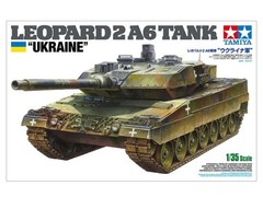 TAMIYA Military Model 1/35 Leopard 2 A6 Tank Ukraine 25207