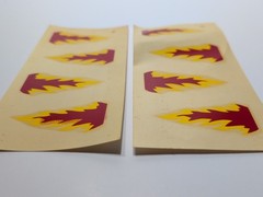 ✨VINTAGE✨ DECALS – Model Kit Cars / Slot Cars – Flames – Prentice Stickers