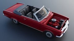ABS-LIKE RESIN 3D PRINTED 1/25 1965 PLYMOUTH VALIANT CONVERTIBLE FULL KIT