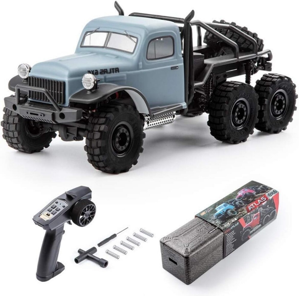 FMS 1/18 Atlas 6X6 Crawler RTR Waterproof Remote Control CarOff Road RC Blue