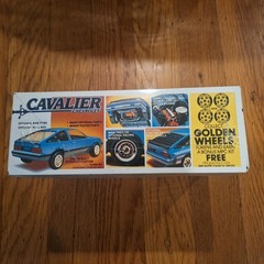 Vintage MPC Cavalier Chevrolet #1-0834 Model Kit Released in 1982 Factory Sealed