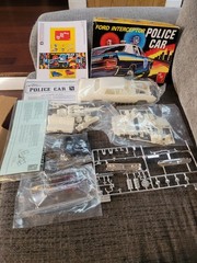 AMT 1970 Ford Galaxie Interceptor Police Car Model Kit#788/12 Unbuilt complete