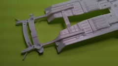 Lot of 2 1969 69 NOVA SS COPO 1/25 frame chassis floor pan junkyard model car