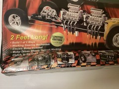 LINDBERG 1/8 THE EXTERMINATOR 2 IN 1 DRAGSTER MOTORIZED MODEL KIT 73045 SEALED