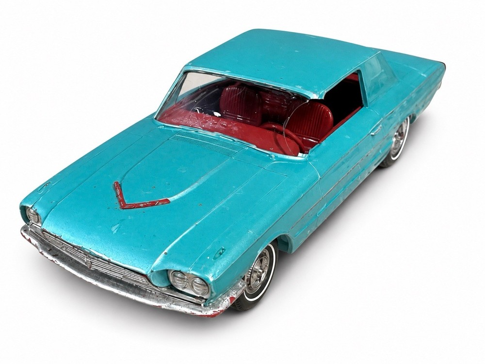 Uncommon Turquoise 1966 Ford Thunderbird Dealer Promo Car With Red Interior