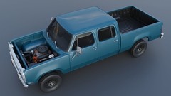 1/25 3d printed Dodge W200 Crew Cab 1979 by Andrey Bezrodny