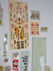✨VINTAGE✨ LOT 1:24/25 Scale Auto Racing Hot Rod Model Kit Decal Sheets 1960s-80s