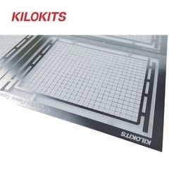 KILOKITS 4 Sheets 1/72 Chain Link Fencing Kit Etching Military WWII Wargaming