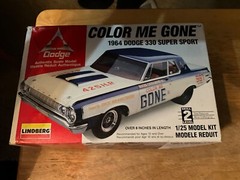 Lindberg ‘Color Me Gone’ 1964 Dodge 330 Super Sport 1:25 Level 2 Model Kit