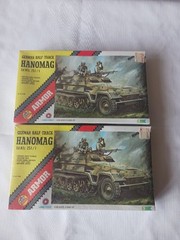 German Half-Track Hanomag Sd.Kfz. 251/1 Sealed Model Kit 1974 Armor ANH Kits (2)