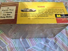 “NIB”! MONOGRAM SCARAB REAR-ENGINED RACING CAR MODEL KIT “FACTORY-SEALED” *LQQK!